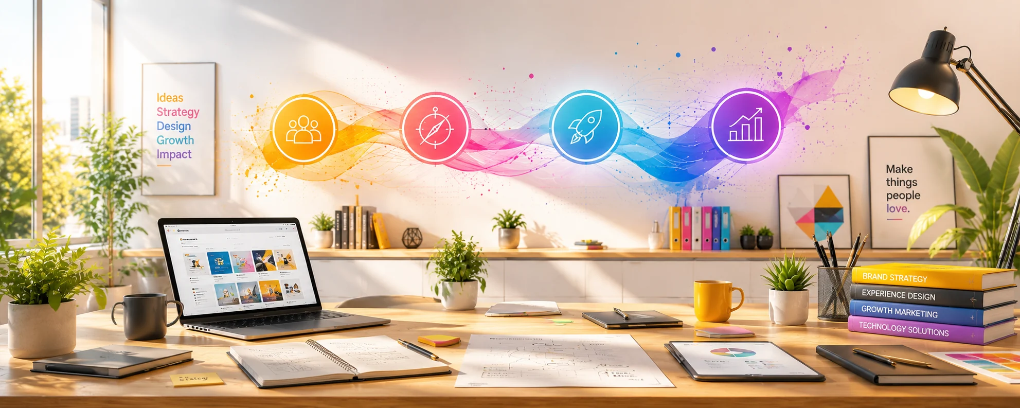 Connected product and marketing systems representing coordinated delivery